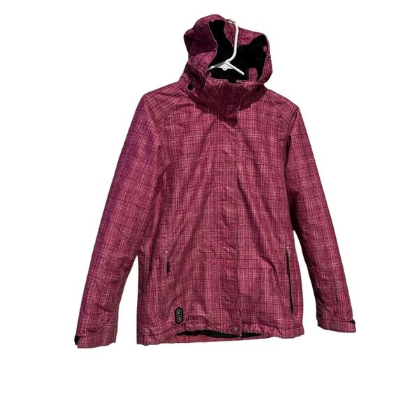 Killtec Level 3 Winter Jacket Ski Jacket Pink Rosa Youth Size 14 Hooded Full Zip - Picture 1 of 9